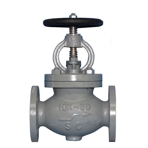 JIS F 7319 Cast Steel 10K globe valve